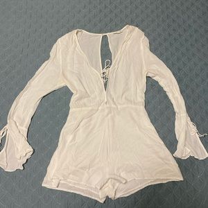 Cotton Candy LA White Romper